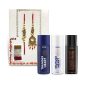 RAKHI GIFT SET ALONG WITH 150 ML EACH PACK OF 3 DEODORANT