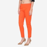 Women's Cotton Formal Trousers - Fire Fire L