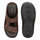 softio Brown Flip Flops - 7