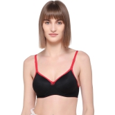 Womens SA-51 Red Cotton Rich Lightly Padded Multiway T-Shirt Bra-40 / C / Red