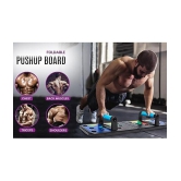 HSP ENTERPRISES  Pushup Board with 14-in-one Muscle Toning System, Multifunctional Colour Coded Foldable Push up Board  With Adjustable Hand Grip with Smart Counter | Resistance (10KG - 60KG