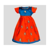 MangoPies - Red Cotton Blend Baby Girl Frock ( Pack of 1 ) - None