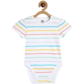 MINI KLUB Pack of 3 Baby Girls Cotton Bodysuit ( Multi Color ) - None