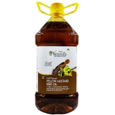 Farm Naturelle Cold Pressed Virgin Kachi Ghani Yellow Mustard Oil, 5 LTR.