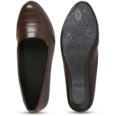 Ishransh - Brown Women's Formal Ballerinas - None