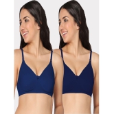 IN CARE LINGERIE - Multicolor Cotton Lightly Padded Women's Everyday Bra ( Pack of 2 ) - None