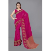 Anand Sarees - Pink Georgette Saree With Blouse Piece ( Pack of 1 ) - Pink