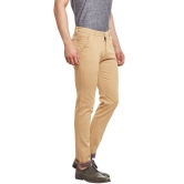 Rodamo  Men Khaki Slim Fit Trousers