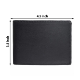 Loopa - Black Leather Mens Regular Wallet ( Pack of 1 ) - Black