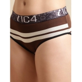 IC4 - Brown Hipsters Modal Striped Women's Hipster ( Pack of 1 ) - None