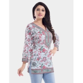 Meher Impex - Multi Color Crepe Womens Tunic ( Pack of 1 ) - None