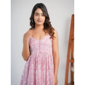 Strappy Dress Pink-S