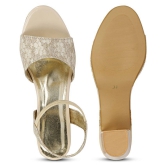 Ishransh - Beige Women's Sandal Heels - None