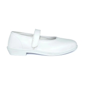 Ajanta - White Girls School Shoes ( 1 Pair ) - None