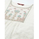 AMIRAS INDIAN ETHNICWEAR - Off White Cotton Womens A-line Dress ( Pack of 1 ) - None