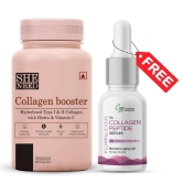 SheNeed Collagen Booster with Hydrolyzed Collagen, Anti-Aging, Beauty, Skin Repair & Pigmentation for Men & Women – 60 Capsules AND GET FREE CGG Cosmetics Collagen peptide serum-2x Collagen Res