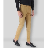 SREY - Khaki Polycotton Slim - Fit Mens Chinos ( Pack of 2 ) - None