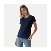 Radprix Blue Cotton Regular Fit Womens T-Shirt ( Pack of 1 ) - None