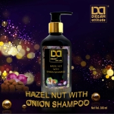 Dream Attitude Hazelnut with Onion Shampoo - Nourish, Revitalize, and Grow Naturally [300ml]