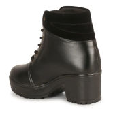 Ishransh - Black Womens Ankle Length Boots - None