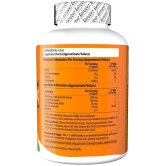 NATURYZ Double Strength Natural Vitamin C with Zinc Supplement for Immunity & Skincare - 60 Tablets