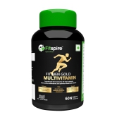 Fitspire Fit Men Gold Multivitamin for Men to Increase Immunity, Energy, Stamina, 60 Capsules