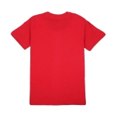 Proteens Boys Red Printed Round Neck T-Shirts Pack of 1 - None