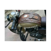 PURE BIKING Petrol Tank Cover Brown Strap for Royal Enfield Classic 350/500