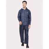 AKTIF Navy Polyester Mens Rain Suit ( Pack of 1 ) - M