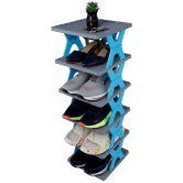 KALPVRUKSH ENTERPRISE Plastic 6 Layer Shoe Rack Multi Color