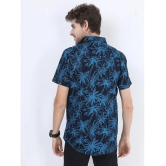 Ketch 100% Cotton Regular Fit Printed Half Sleeves Mens Casual Shirt - Navy Blue ( Pack of 1 ) - None