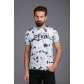 Devil Printed T-Shirt for Men L