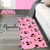 Anti-skid Kitchen Floor Mat (Combo)-Pink