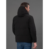 RedTape Hooded Jacket for Men | Padded & Detachable Hood | Enhanced Comfort