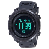 Sonuto SNT-9067-Black Resin Digital Men's Watch