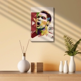 Cristiano Ronaldo WPAP Wood Print-18x12 Inch