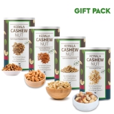 Special Gift Pack of Kerala Cashews – (500 gm Each) – Unroasted, Salted and Roasted, Roasted & Chilly and Roasted & Pepper