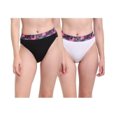 IC4 Cotton Lycra Bikini Panties - Pack of 2 - S