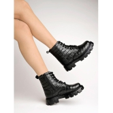 Shoetopia - Black Women''s Ankle Length Boots - None