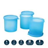 HOMETALES Plastic Multi-Purpose Food Container, 800ml Each, Blue, (3U) - Blue