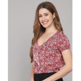 Addyvero - Red Rayon Womens Regular Top ( Pack of 1 ) - None