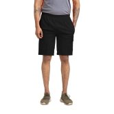 Solid Men Black Cargo Shorts, Gym Shorts