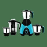 Croma 750 Watt 4 Jars Juicer Mixer Grinder (20000 RPM, Shock Proof Body, Black/Blue)