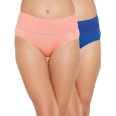 Clovia Multicolor Clovia Panty Cotton Solid Womens Hipster ( Pack of 2 ) - None