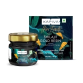 Kapiva Shilajit Gold Resin 40g |Boosts Stamina| Contains 24 Carat Gold | 100% Ayurvedic