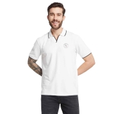 Octave Solid Men Polo Collar T-Shirt