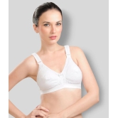 Madam - White Cotton Non - Padded Womens Minimizer Bra ( Pack of 1 ) - 46B