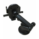 thriftkart Car Mobile Holder Double Clamp 325 for Dashboard & Windshield - Black