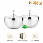 Classic Double Wall Plain Serving Bowl, 2 Pcs - 1000ml