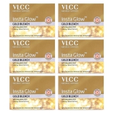 VLCC Insta Glow Gold Bleach, 30 g (Pack of 6)